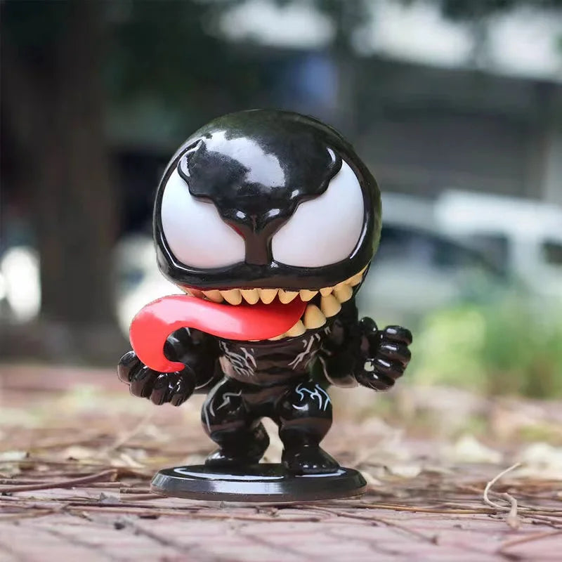 Disney Venom Q Version Desktop Collection Movable Doll