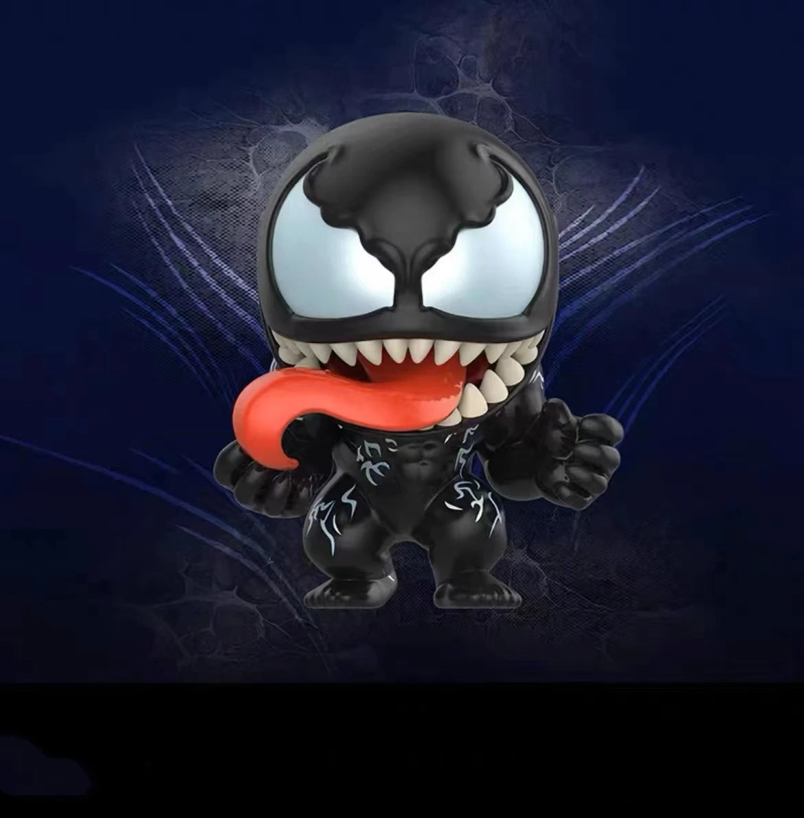 Disney Venom Q Version Desktop Collection Movable Doll