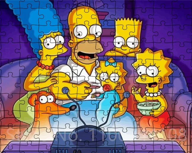 The Simpson Puzzle Disney Cartoon 300/500/1000 Pieces