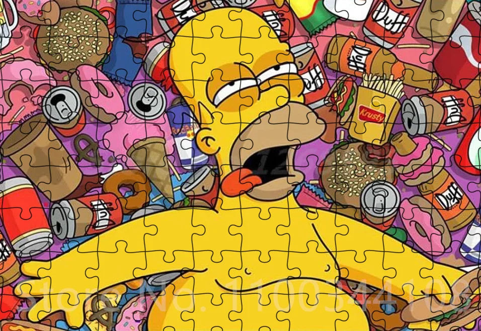 The Simpson Puzzle Disney Cartoon 300/500/1000 Pieces